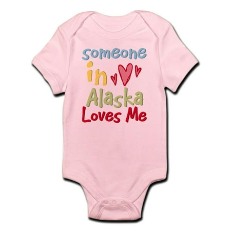 CafePress - Someone In Alaska Loves Me Infant Bodysuit - Baby Light Bodysuit