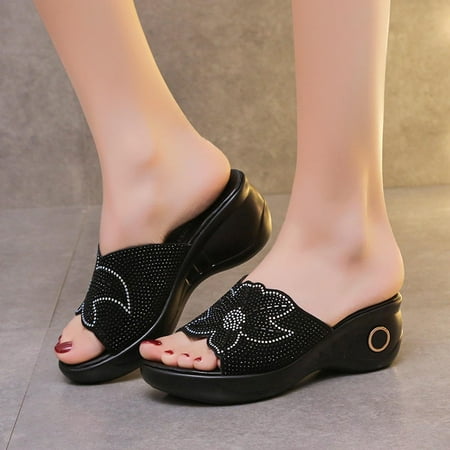 Jsaierl Platform Sandals for Women Dressy Summer Thick Sole Shoes Ladies Beach Sandals Summer Non-Slip Causal Slippers Size 6.5
Jsaierl Platform Sandals for Women Dressy Summer Thick Sole Shoes Ladies Beach Sandals Summer Non-Slip Causal Slippers Size 6.5