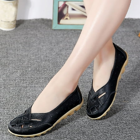 Aueoeo Women s Ballet Flats Black PU Leather Dress Shoes Comfortable Round Toe Slip on Flats with Floral Eyelets
Aueoeo Women s Ballet Flats Black PU Leather Dress Shoes Comfortable Round Toe Slip on Flats with Floral Eyelets