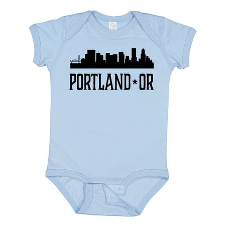 Inktastic Portland Oregon City Skyline Gift Baby Boy or Baby Girl Bodysuit