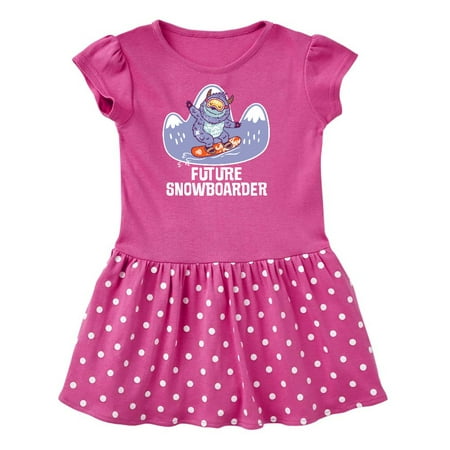Inktastic Snowboarding Future Snowboarder Gift Toddler Girl Dress