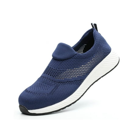 Men’s Women’s Slip On Work Shoes Steel Toe Safety Shoes Hollow-out Breathable Work Sneakers Summer Construction Shoes
Men’s Women’s Slip On Work Shoes Steel Toe Safety Shoes Hollow-out Breathable Work Sneakers Summer Construction Shoes