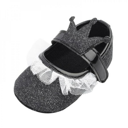 Malisata Baby Girl Infants Crown Bow Princess Shoes Headwear Headband Photography Props Sets First Walkers Shoes Gifts