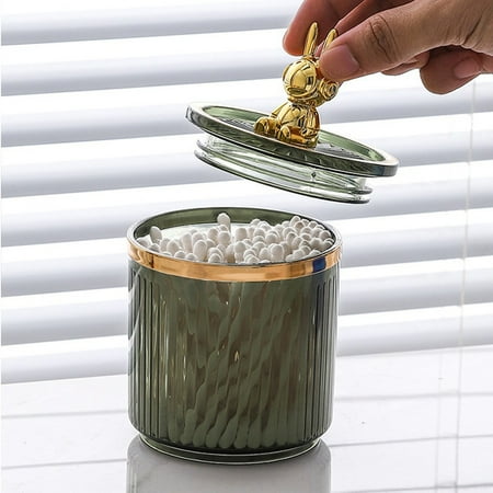 Light Luxury High-end Dustof Cartoon Rabbit Cotton Sick Box with Lid Desktop Storage Jar Household Floss Box Toothpick Jar
Light Luxury High-end Dustof Cartoon Rabbit Cotton Sick Box with Lid Desktop Storage Jar Household Floss Box Toothpick Jar
