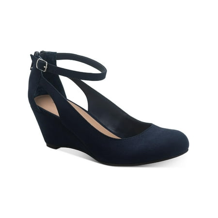 Sun + Stone Womens Miley Microsuede Cut Out Wedges