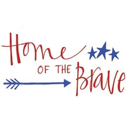 Home of the Brave Rolled Canvas Art - Katie Doucette (8 x 10)