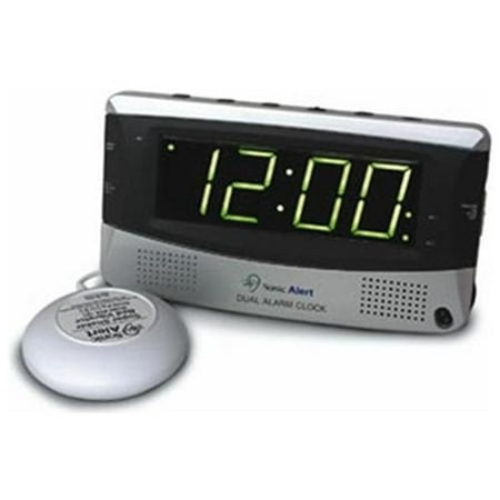Sonic Alert Sbd375ss Dual Alarm Clock W\/ Bed Shaker