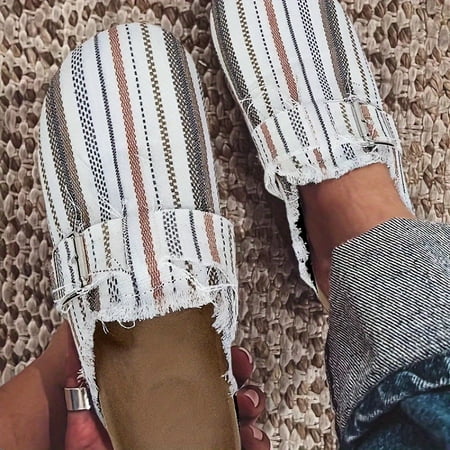 Women‘s Muckle Strap Flat Mules Comfortable Fabric Non-slip Closed Toe Clogs Casual Versatile Slippers
Women‘s Muckle Strap Flat Mules Comfortable Fabric Non-slip Closed Toe Clogs Casual Versatile Slippers