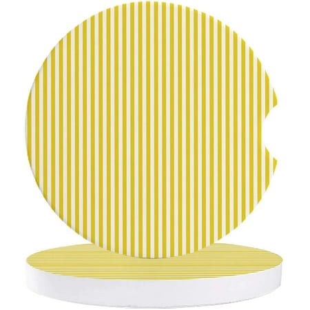 FMSHPON Simple Yellow and White Stripes Set of 6 Car Coaster for Drinks Absorbent Ceramic Stone Coasters Cup Mat with Cork Base for Home Kitchen Room Coffee Table Bar Decor
FMSHPON Simple Yellow and White Stripes Set of 6 Car Coaster for Drinks Absorbent Ceramic Stone Coasters Cup Mat with Cork Base for Home Kitchen Room Coffee Table Bar Decor