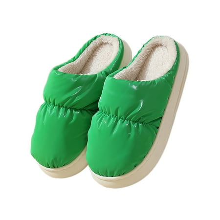 GENILU Womens Comfort Non-slip Fuzzy Slipper Closed Toe Indoor Thick Fleece Plush Lining Shoe Dark Green 7-7.5
GENILU Womens Comfort Non-slip Fuzzy Slipper Closed Toe Indoor Thick Fleece Plush Lining Shoe Dark Green 7-7.5
