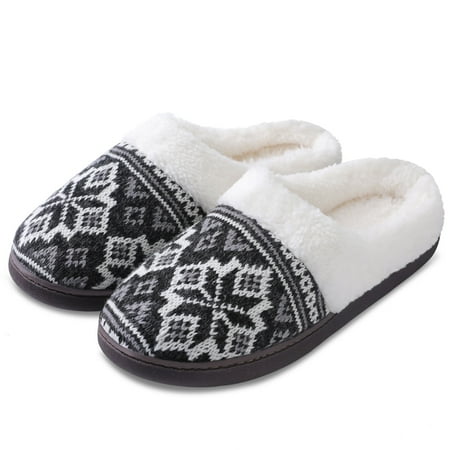 NCCB Womens Slippers Memory Foam Fuzzy Slippers Scuff Comfy Knitted Bedroom Shoes Black Black 7
NCCB Womens Slippers Memory Foam Fuzzy Slippers Scuff Comfy Knitted Bedroom Shoes Black Black 7