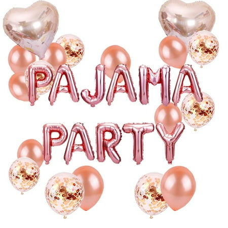 FEREMO Adult Pajama Party Decorations Rose Gold PAJAMA PARTY Banner Balloons Supplies For Woman Girl
FEREMO Adult Pajama Party Decorations Rose Gold PAJAMA PARTY Banner Balloons Supplies For Woman Girl