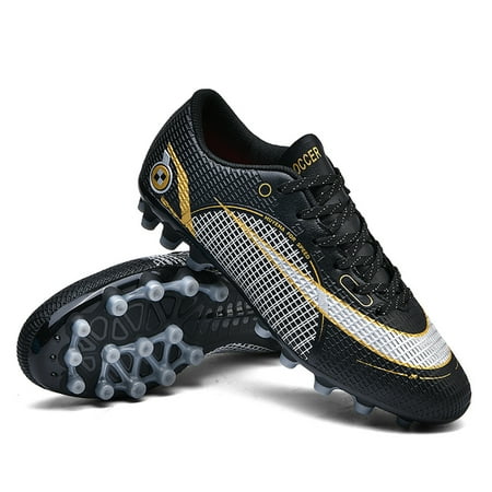 FULORIS Teenagers Soccer Cleats Mens Football Shoes