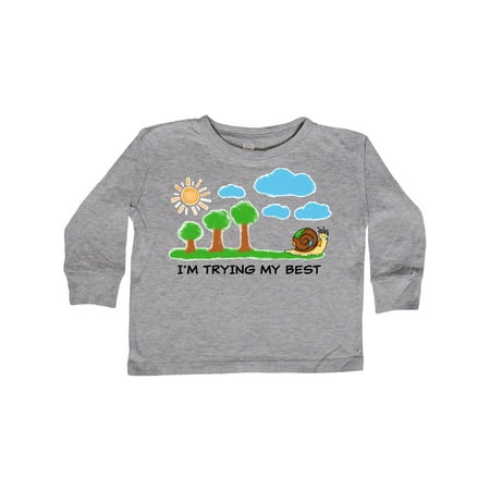 Inktastic Painting Snail I m Trying My Best with Sun and Trees Gift Toddler Boy or Toddler Girl Long Sleeve T-Shirt
Inktastic Painting Snail I m Trying My Best with Sun and Trees Gift Toddler Boy or Toddler Girl Long Sleeve T-Shirt