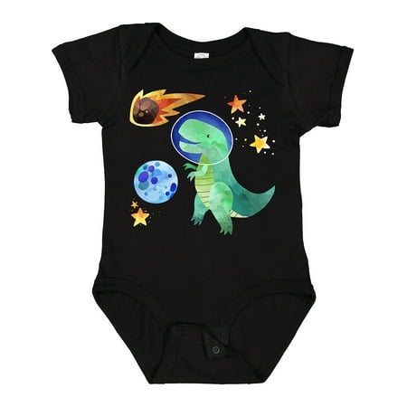 

Inktastic Tyrannosaurus Rex Vs. Meteor Fun Space Dinosaur Gift Baby Boy or Baby Girl Bodysuit