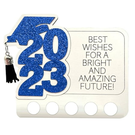 Xinwanna Graduation Card Money Holder 5-holes Hat Tassel Best Wishes Solid Gift Wooden 2023 Grad Party Greeting Card Money Holder Party Supplies (Blue)
Xinwanna Graduation Card Money Holder 5-holes Hat Tassel Best Wishes Solid Gift Wooden 2023 Grad Party Greeting Card Money Holder Party Supplies (Blue)