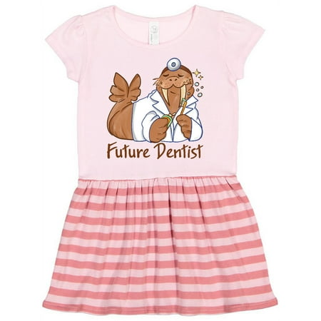 Inktastic Future Dentist Walrus Gift Toddler Girl Dress