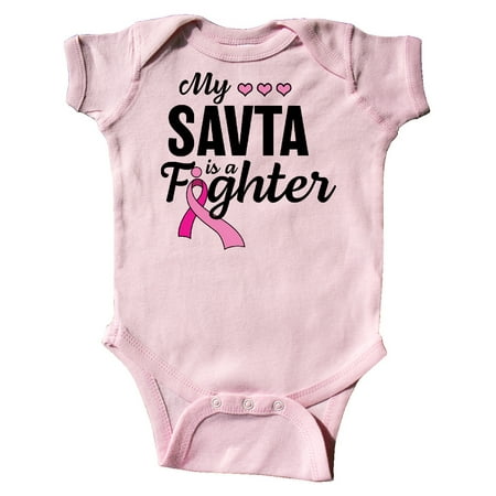 Inktastic Breast Cancer Awareness My Savta is a Fighter Gift Baby Boy or Baby Girl Bodysuit
Inktastic Breast Cancer Awareness My Savta is a Fighter Gift Baby Boy or Baby Girl Bodysuit