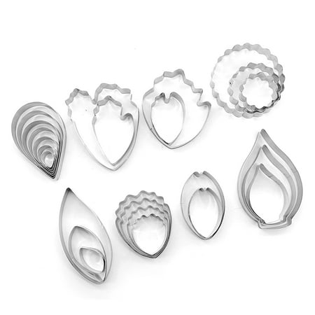 Sorrowso 26 Pcs Leaf Petal Shape Cookie Molds Set Sweet Baking Stainless Steel Moulds Cutter for Cooking Baking Sugar Paste and Cake Making Kitchen Bar Gadget Kit Cookie Roasting Supplies
Sorrowso 26 Pcs Leaf Petal Shape Cookie Molds Set Sweet Baking Stainless Steel Moulds Cutter for Cooking Baking Sugar Paste and Cake Making Kitchen Bar Gadget Kit Cookie Roasting Supplies