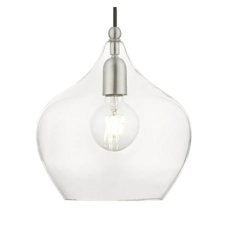 Livex Lighting 49093 Aldrich 10 Wide Mini Pendant - Nickel