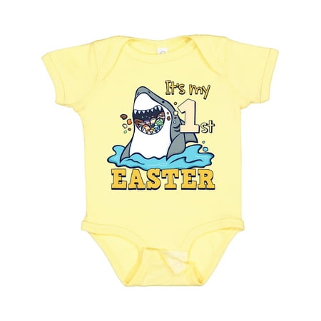 Inktastic It s My 1st Easter Shark Eating Candy Gift Baby Boy or Baby Girl Bodysuit
Inktastic It s My 1st Easter Shark Eating Candy Gift Baby Boy or Baby Girl Bodysuit