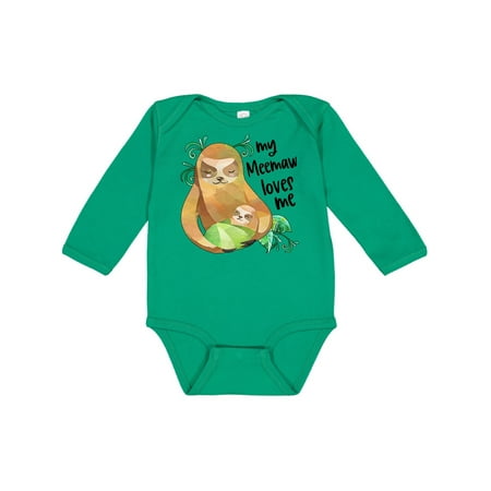 Inktastic My Meemaw Loves Me Cute Sloth and Baby Gift Baby Boy or Baby Girl Long Sleeve Bodysuit
Inktastic My Meemaw Loves Me Cute Sloth and Baby Gift Baby Boy or Baby Girl Long Sleeve Bodysuit