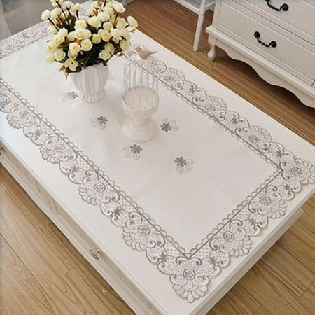 33 Inch X 57 Inch Oblong Vintage Embroidered Brown Flower Classic Lace Tablecloth Elegant Dining Room Home Decor Rectangular Table Cloth
33 Inch X 57 Inch Oblong Vintage Embroidered Brown Flower Classic Lace Tablecloth Elegant Dining Room Home Decor Rectangular Table Cloth