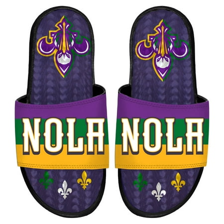 ISlide Black New Orleans Pelicans 2022/23 City Edition Gel Slide Sandals