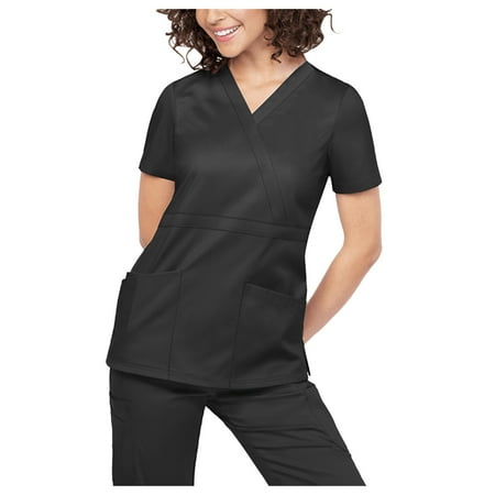 Women s Scrub Top Casual Fashion Trendy Stylish Summer Spring Women Clothing Daily Wear Ladies Solid Color Carer Pocket V-neck Short-Sleeve
Women s Scrub Top Casual Fashion Trendy Stylish Summer Spring Women Clothing Daily Wear Ladies Solid Color Carer Pocket V-neck Short-Sleeve