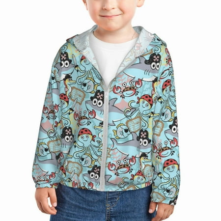 Lukts Cartoon Pirate Print Children s Long-Sleeved Sun Protection Clothing Hooded Sweatshirts for Boys and Girls Outdoor Sports-2 Years
Lukts Cartoon Pirate Print Children s Long-Sleeved Sun Protection Clothing Hooded Sweatshirts for Boys and Girls Outdoor Sports-2 Years