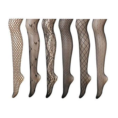 Fishnet Tights Seamless Nylon Mesh Stockings Toeless Pantyhose for Women 6 Pack (E) Fits Height 5 to 5 10 Fits Weight 100 to 180lbs.
Fishnet Tights Seamless Nylon Mesh Stockings Toeless Pantyhose for Women 6 Pack (E) Fits Height 5 to 5 10 Fits Weight 100 to 180lbs.
