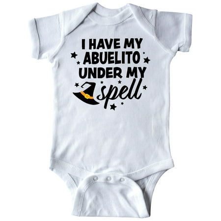 Inktastic I Have My Abuelito Under My Spell with Cute Witch Hat Gift Baby Boy or Baby Girl Bodysuit
Inktastic I Have My Abuelito Under My Spell with Cute Witch Hat Gift Baby Boy or Baby Girl Bodysuit