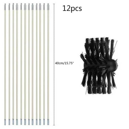 4/6/8/12 Flexible Rod 1 Brush Head Bendable Long Nylon Wire Chimney Brush Flexible Dryer Pipe Inner Wall Cleaning Kit Included
4/6/8/12 Flexible Rod 1 Brush Head Bendable Long Nylon Wire Chimney Brush Flexible Dryer Pipe Inner Wall Cleaning Kit Included