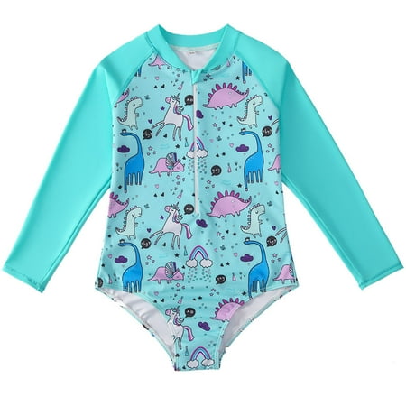 SILVERCELL Toddler One Piece Swimsuits Girl Rash Guard Long Sleeve Bathing Suits for Girls 1-8 Years
SILVERCELL Toddler One Piece Swimsuits Girl Rash Guard Long Sleeve Bathing Suits for Girls 1-8 Years