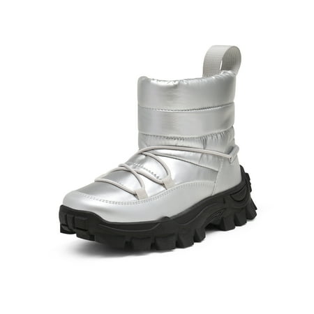 Dream Pairs Kids Boys Girls Winter Fashion Waterproof Warm Snow Boots Faux fur-lined lining and insole Outdoor Snow Boots KSB218 SILVER Size 3 Little Kid
Dream Pairs Kids Boys Girls Winter Fashion Waterproof Warm Snow Boots Faux fur-lined lining and insole Outdoor Snow Boots KSB218 SILVER Size 3 Little Kid