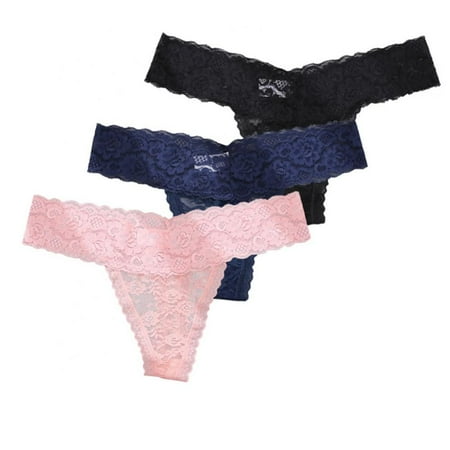 Xmarks Women s Low Rise Micro Back G-String Breather Soft Lace Hollow Out Mesh Thong Panty Underwear(3-Packs)
Xmarks Women s Low Rise Micro Back G-String Breather Soft Lace Hollow Out Mesh Thong Panty Underwear(3-Packs)