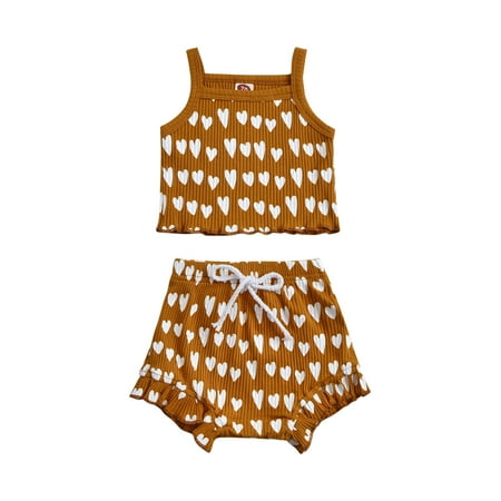 LisenraIn 0-24M 2Pcs Newborn Infant Kids Summer Baby Sleeveless Valentine Day Heart Love Print Tops Shorts Sets
LisenraIn 0-24M 2Pcs Newborn Infant Kids Summer Baby Sleeveless Valentine Day Heart Love Print Tops Shorts Sets
