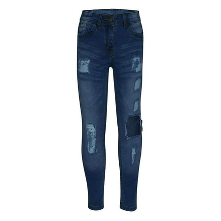 DTBPRQ Kid s Fashion Ripped Jeans Tight Hole Pocket Zipper Jeans Stretch Distressed Slim Fit Jeans Skinny Fashion Denim Pants 3-14 Years
DTBPRQ Kid s Fashion Ripped Jeans Tight Hole Pocket Zipper Jeans Stretch Distressed Slim Fit Jeans Skinny Fashion Denim Pants 3-14 Years
