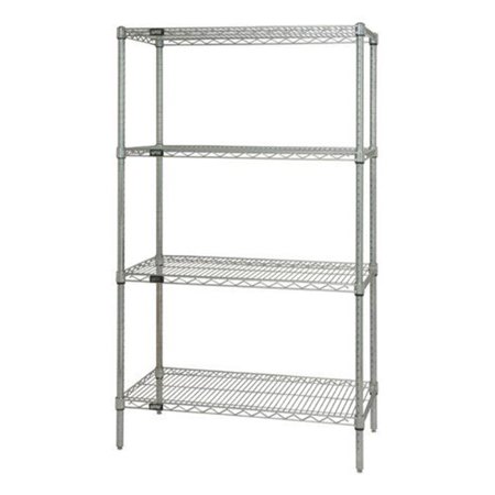 Quantum Storage WR54-2136C 4-Shelf Chrome Wire Shelving Starter Kit 21 x 36 x 54 in.
Quantum Storage WR54-2136C 4-Shelf Chrome Wire Shelving Starter Kit 21 x 36 x 54 in.