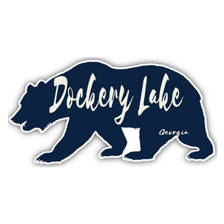 Dockery Lake Georgia Souvenir 3x1.5-Inch Fridge Magnet Bear Design
