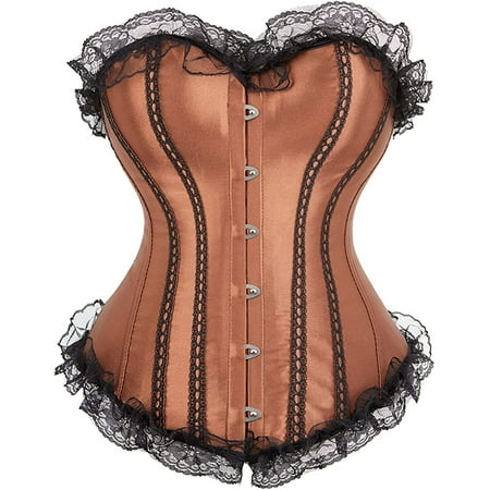 QWZNDZGR Plus Size Corsets for Women Floral Overbust Corset Top Bustier Lingeire 
QWZNDZGR Plus Size Corsets for Women Floral Overbust Corset Top Bustier Lingeire