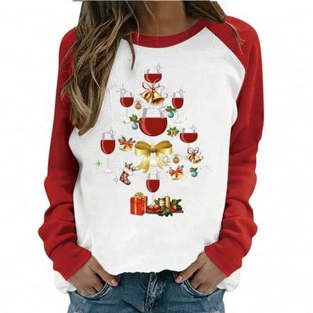 jsaierl Casual Loose Tops Plus Size Plus Size Women s Spring Patchwork Christmas Printed Long Sleeves Round Neck Casual Tee Tops
jsaierl Casual Loose Tops Plus Size Plus Size Women s Spring Patchwork Christmas Printed Long Sleeves Round Neck Casual Tee Tops