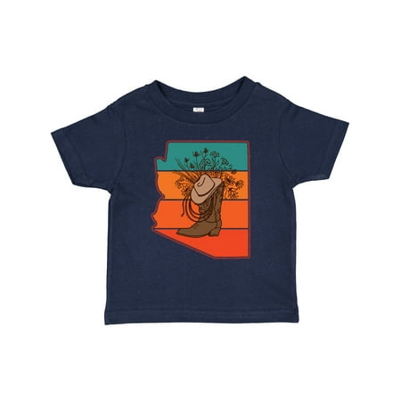 Inktastic Arizona Cute Cowgirl Boot Gift Toddler Toddler Girl T-Shirt