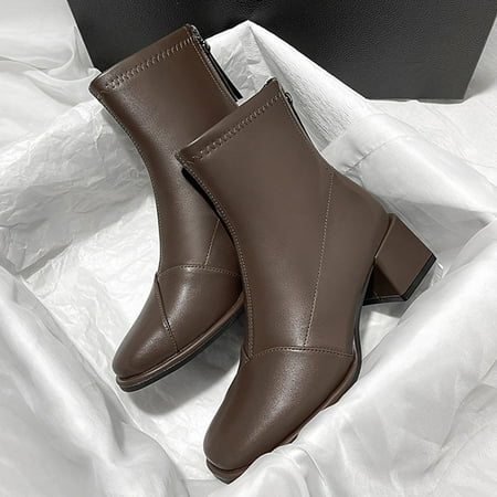 dmqupv Light Booties Women Boots Fashion Autumn And Winter Women Boots Mid Heel Womens Lace up Boots Flat Booties Brown 6.5
dmqupv Light Booties Women Boots Fashion Autumn And Winter Women Boots Mid Heel Womens Lace up Boots Flat Booties Brown 6.5