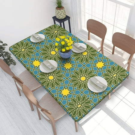 Home Deluxe Tablecloth Seamless Flower Pattern (30) Waterproof Elastic Rim Edged Table Cover- For Christmas Parties And Picnics 4ft
Home Deluxe Tablecloth Seamless Flower Pattern (30) Waterproof Elastic Rim Edged Table Cover- For Christmas Parties And Picnics 4ft