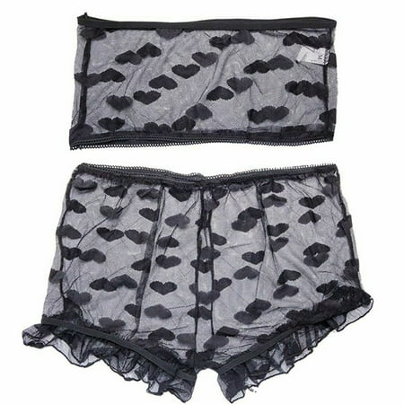 YIWEI Women s Sexy Lingerie Bra Three-Point Temptation Transparent Underwear Sexy Suit Black M
YIWEI Women s Sexy Lingerie Bra Three-Point Temptation Transparent Underwear Sexy Suit Black M