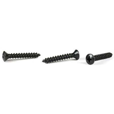 #12 x 1 1/4 Type AB Self-Tapping Screws / Phillips / Oval Head / Steel / Black Oxide - 3000 Piece Carton
#12 x 1 1/4 Type AB Self-Tapping Screws / Phillips / Oval Head / Steel / Black Oxide - 3000 Piece Carton