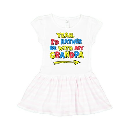 Inktastic Yeah I d Rather be with My Grandpa in Red Yellow and Blue Gift Toddler Girl Dress
Inktastic Yeah I d Rather be with My Grandpa in Red Yellow and Blue Gift Toddler Girl Dress