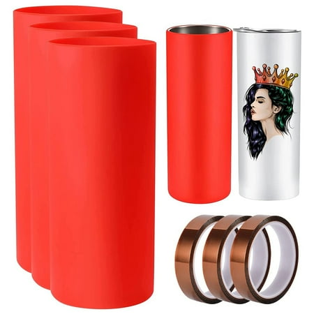 TULVJAW 3 Pcs Silicone Wrap for Sublimation Skinny Tumblers 20Oz Reusable Silicone Wrap Mug Clamp for Full Wrap Tumbler Blank
TULVJAW 3 Pcs Silicone Wrap for Sublimation Skinny Tumblers 20Oz Reusable Silicone Wrap Mug Clamp for Full Wrap Tumbler Blank
