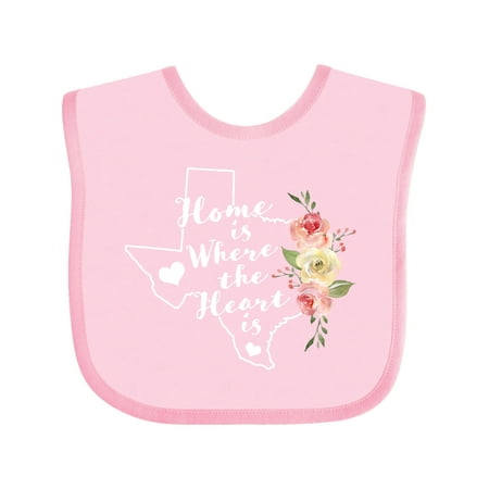 Inktastic Texas Home is Where The Heart is with Watercolor Floral Gift Baby Girl Bib
Inktastic Texas Home is Where The Heart is with Watercolor Floral Gift Baby Girl Bib